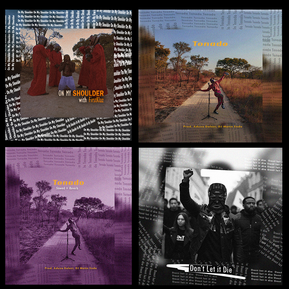 Cover Artwork Collage for Aduza Dolozi Songs.